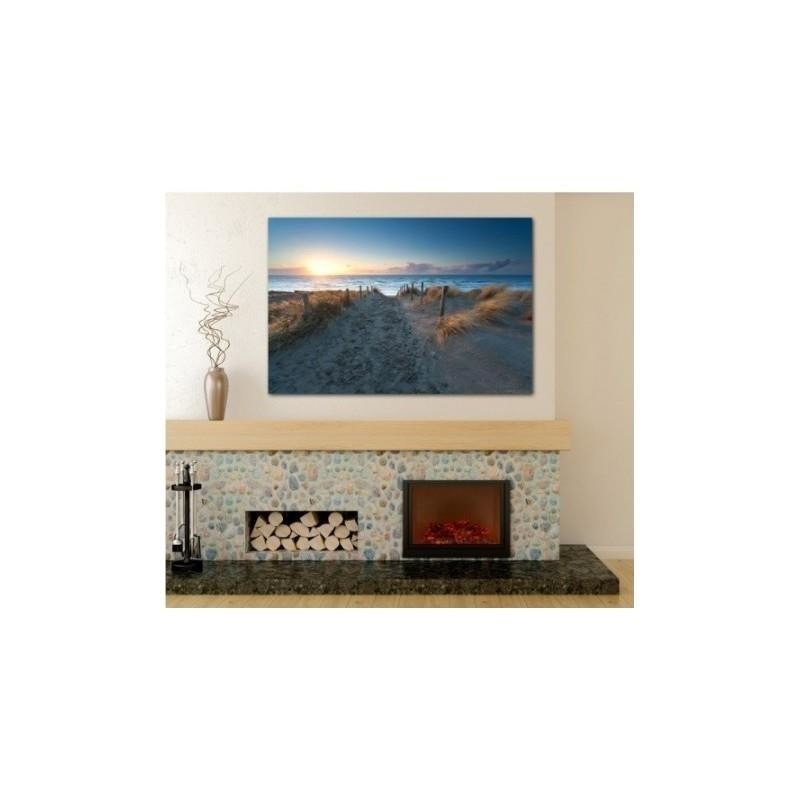 Emaga Obraz na płótnie, Zachód słońca nad morzem - 60x40